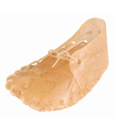 Zapato de piel natural envasado para mascotas