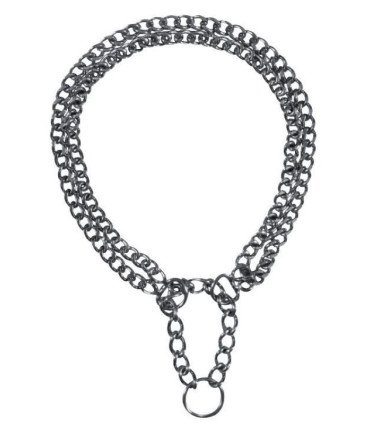 Collar Metal Cromado con Sistema Antitensión
