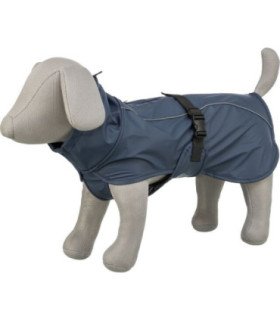 Impermeable Husum azul con reflectantes