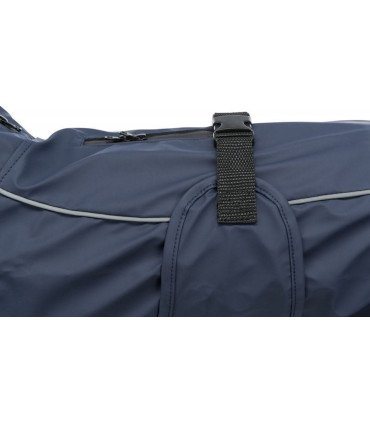 Impermeable Husum azul con reflectantes