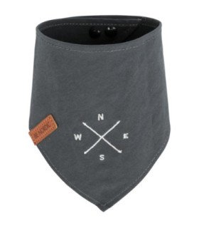 Pañuelo gris con detalles de remaches de BE NORDIC