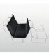 Funda de asiento para mascotas en felpa y nylon
