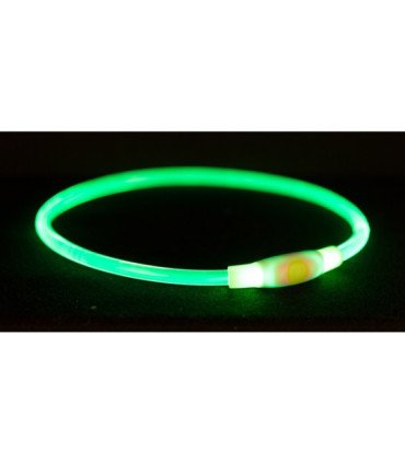 Collar de Aro Flash USB con luz verde