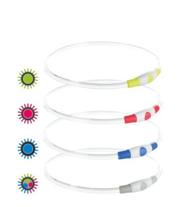 Collar de Aro Flash USB con luz verde