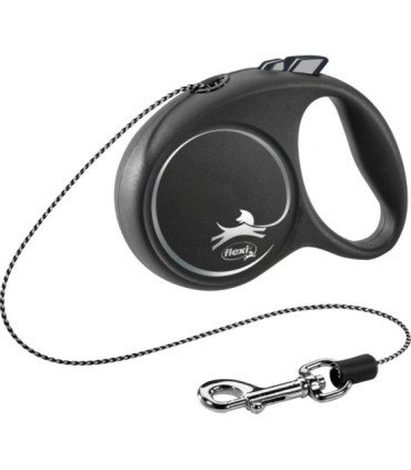 Flexi BLACK DESIGN Cuerda Enrollable
