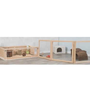 Recinto interior en madera, fácil de desmontar