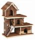 Casita Tammo en madera natural para mascotas