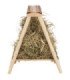 Puerta heno de pie en madera natural plegable
