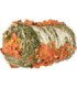 Bala de heno con calabaza y zanahoria