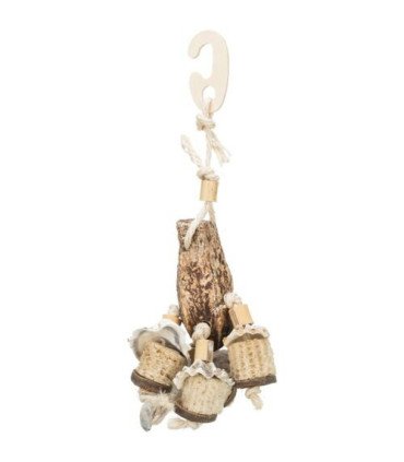 Juguete ecológico de madera y materiales naturales