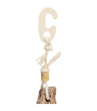Juguete ecológico de madera y materiales naturales