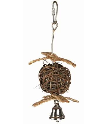 Pelota de Mimbre con Cuerda de Sisal