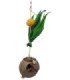 Juguete natural en cuerda para aves