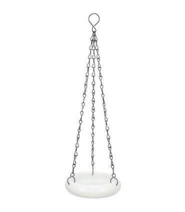 Bebedero colgante blanco, cerámica, 100 ml