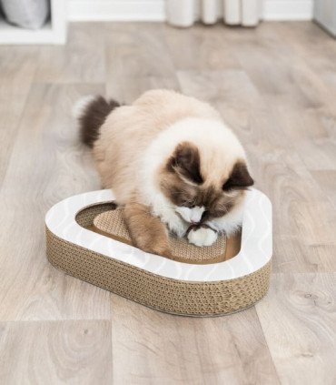 Rascadora en imitación madera con bolas