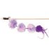 Varita con pelotas y plumas, 40 cm