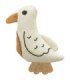 Pájaro de poliéster, 13 cm, decoración moderna