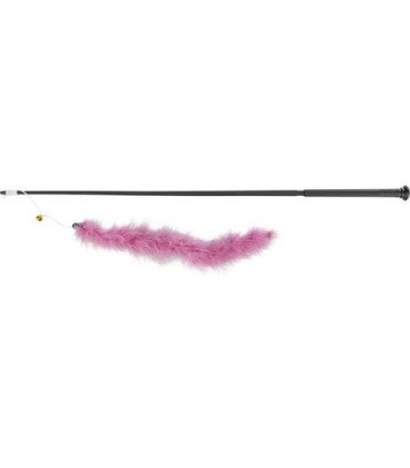 Varita de juego XXL con plumas y cascabel para gatos