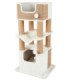 Rascador XXL Lucano en color blanco/taupe