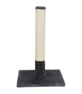 Rascador para gatos en yute y felpa beige