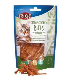 Bolas de pollo con catnip, snack saludable para gatos