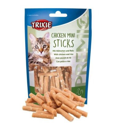 Premio Pollo Mini Sticks, snack saludable para perros
