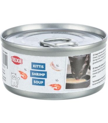 Snack líquido con pollo y gambas, 80 g