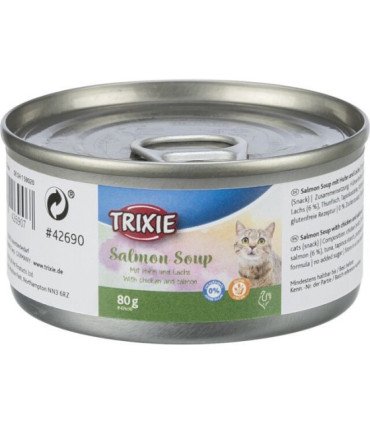 Premio líquido con pollo y salmón para perros