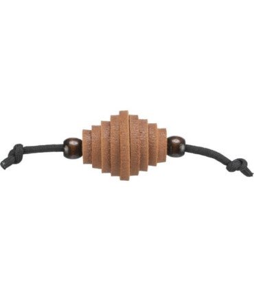 Balón de rugby para gatos en fieltro y madera