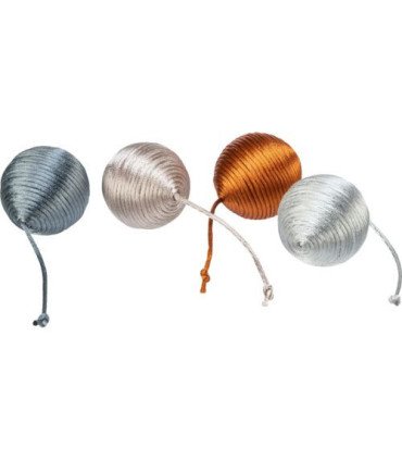 Pelotas sonajero de poliéster, 4,6 cm