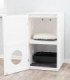 Casa para gatos en madera con 2 pisos