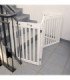 Barrera de madera para perros grandes y niños