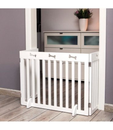 Barrera de madera para perros pequeño y mediano