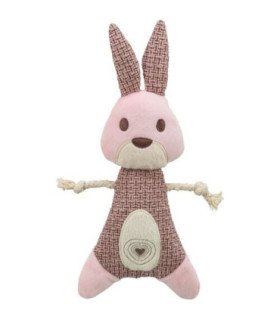 Liebre de felpa suave, tamaño 24 cm