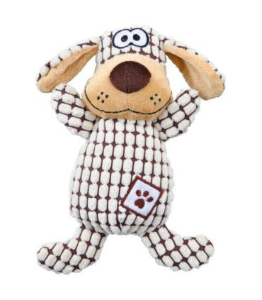Perrito de felpa suave, tamaño 26 cm