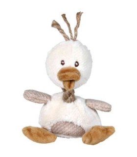 Pato de felpa suave con sonido y cuerda