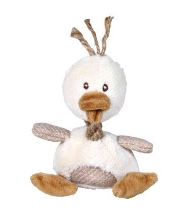 Pato de felpa suave con sonido y cuerda