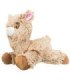 Juguete alpaca beige para perros de felpa suave