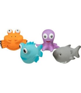 Animales marinos pequeños en látex con sonido