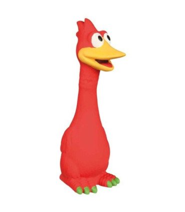 Pájaro de látex con motivos surtidos, 20 cm