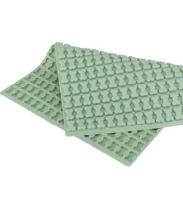Bandeja de silicona verde para hornear y lamer