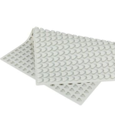 Bandeja de silicona antiadherente y plegable