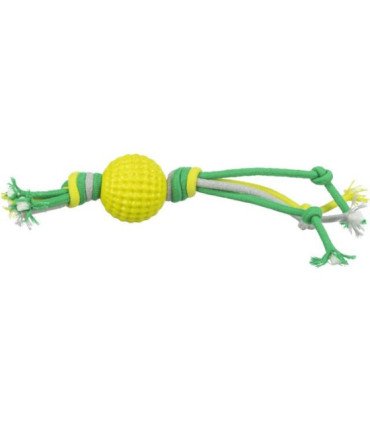 Cuerda de juego con pelota para mascotas