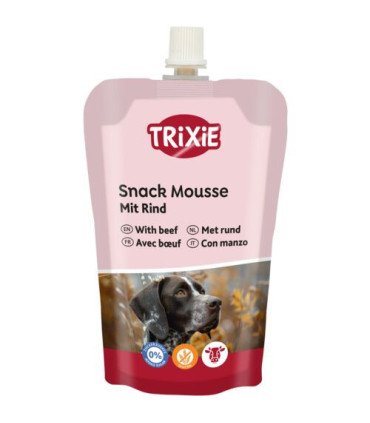 Snack mousse con vacuno, recompensa saludable