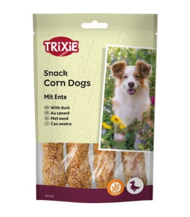 Corn Dogs con pato y piel vacuno, sabor premium