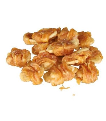Delicioso snack de pollo y plátano de 100 g