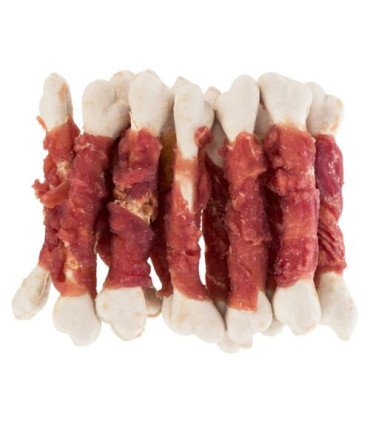 Snack de pechuga de pato en forma hueso