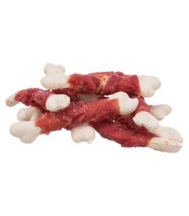 Snack de pechuga de pato en forma hueso