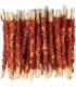 Rollos de piel de vacuno con carne de pato