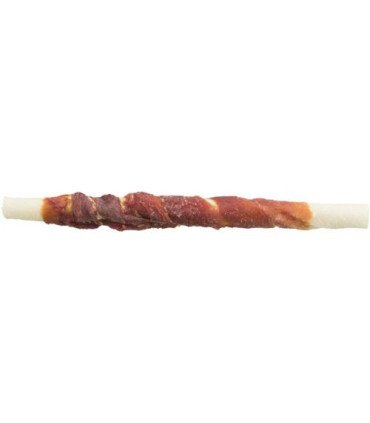 Rollos de piel de vacuno con carne de pato